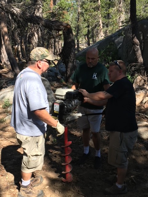 Using the auger